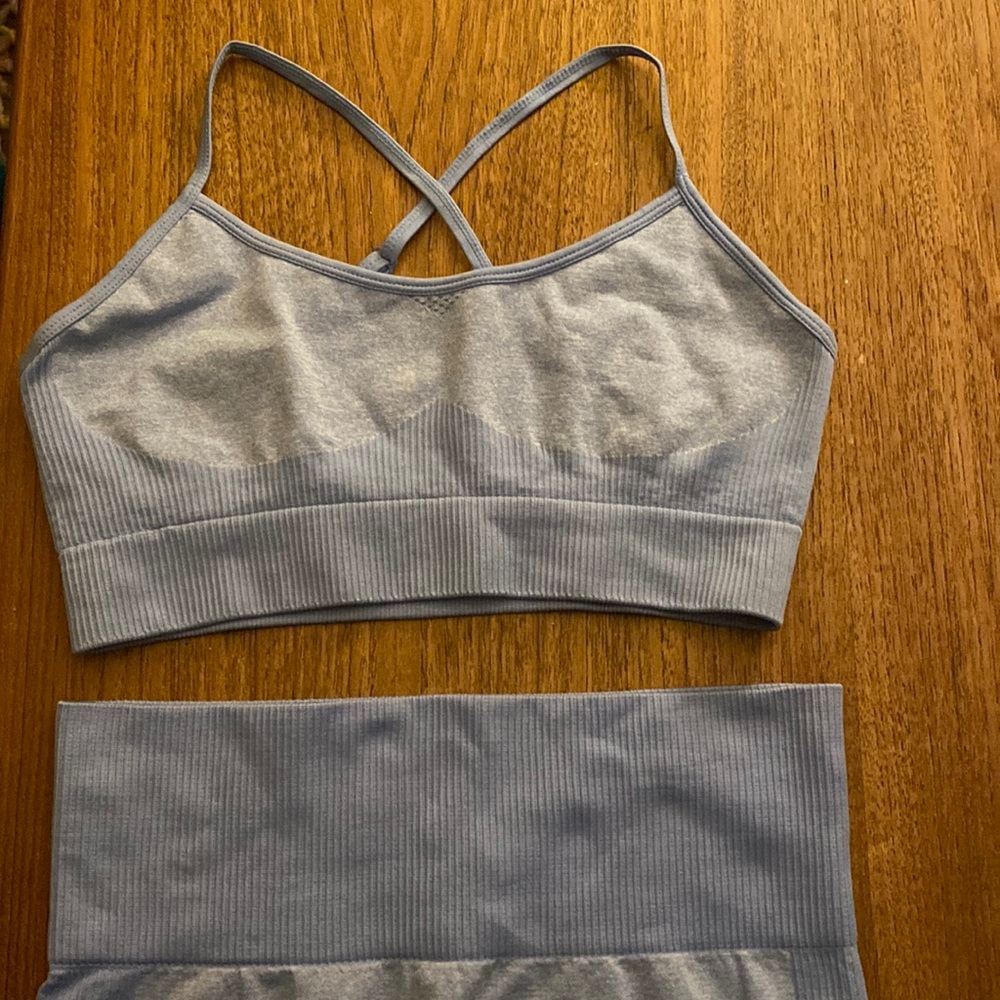 LIGHT BLUE WORKOUT SET